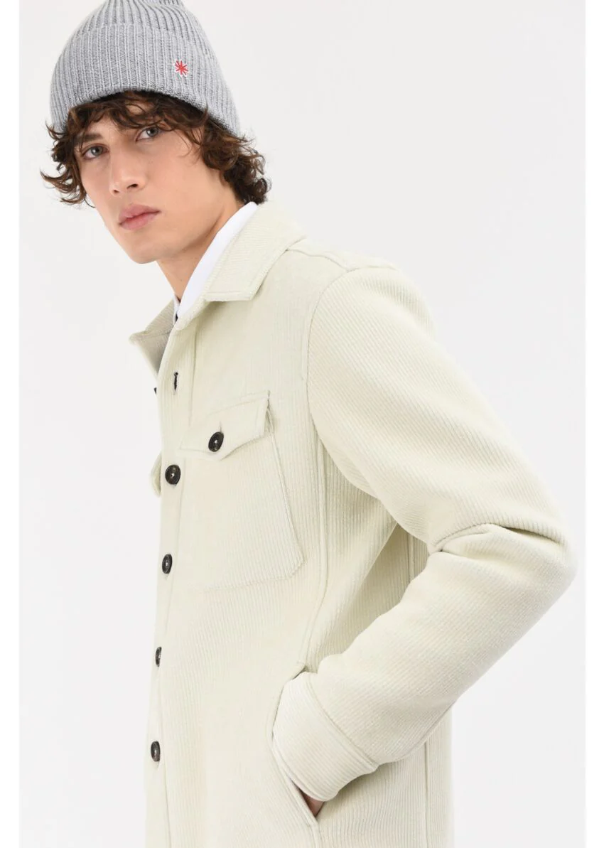 Overshirt velluto in jersey - Manuel Ritz - Image 4